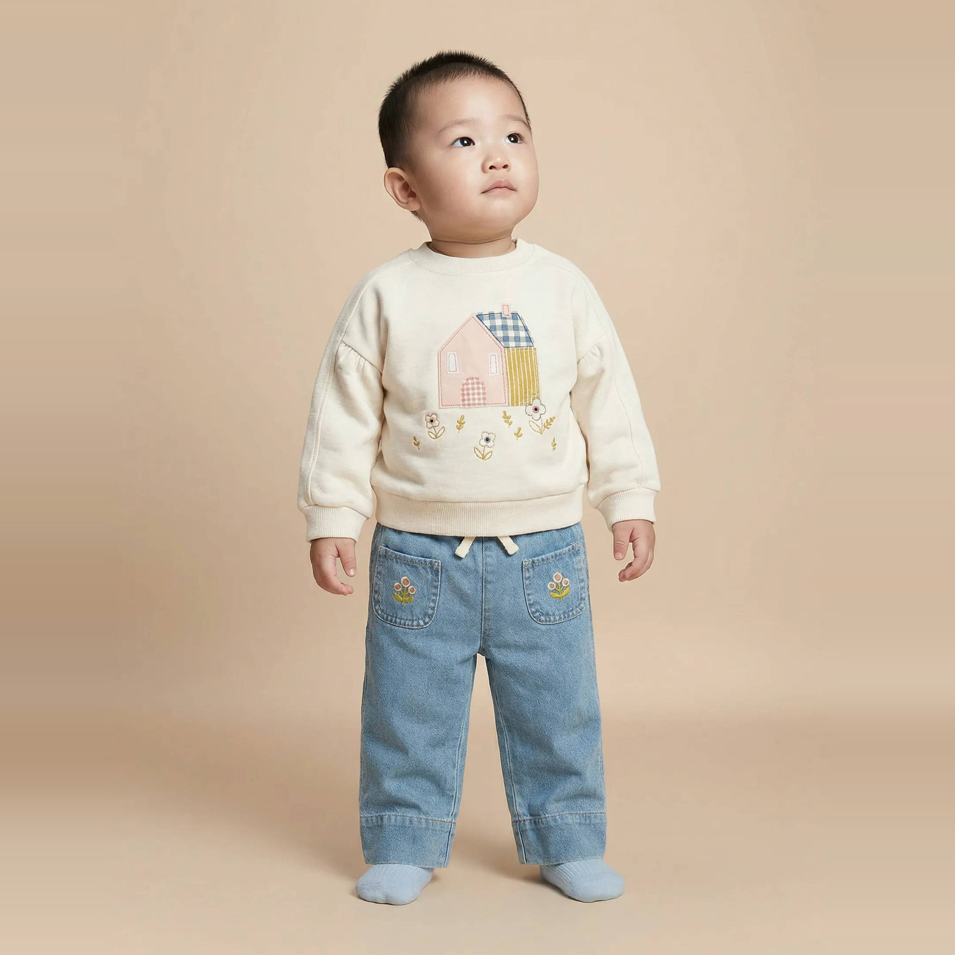 Sweat imprimé en coton BIO GOTS, BOUT'CHOU