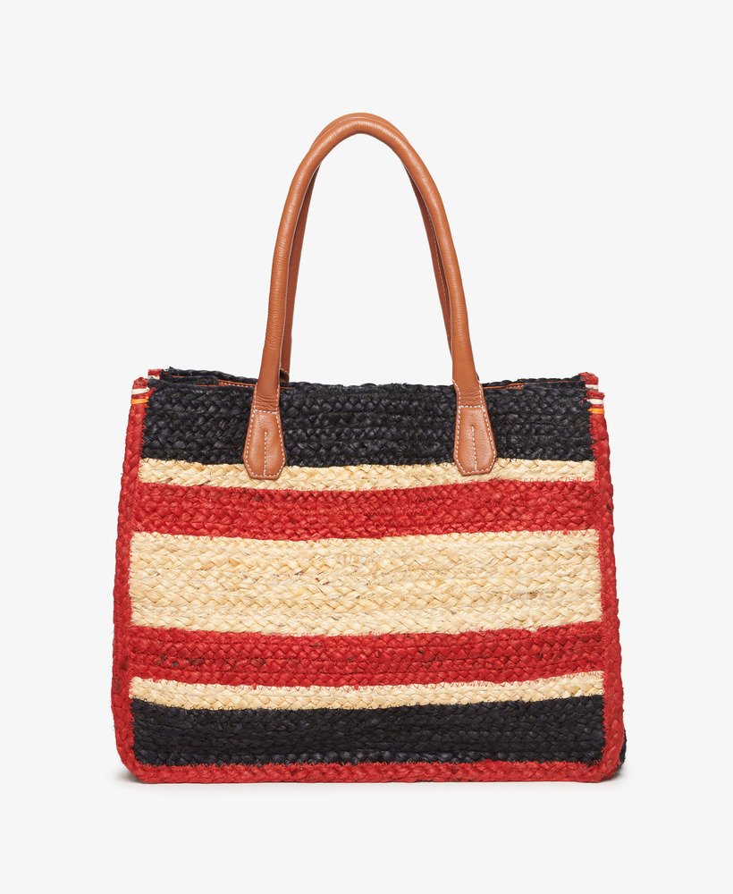 Cabas en raphia luxe Superdry La Redoute