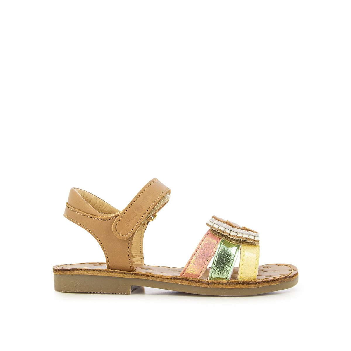 Kids Happy Ipy Sandals in Leather with Touch ’n’ Close Fastening