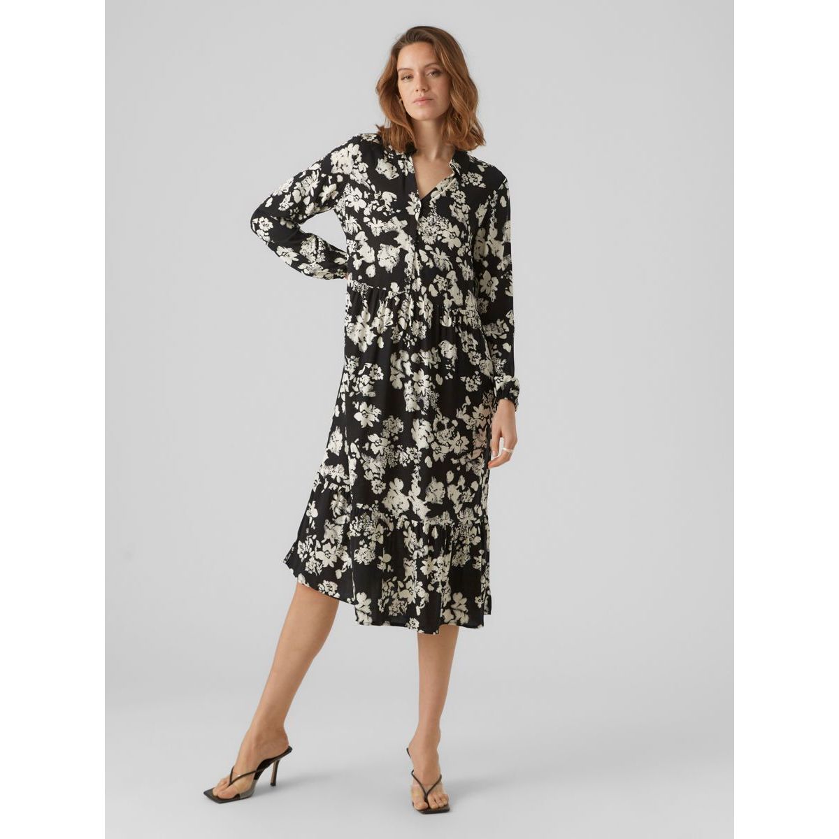 Vero moda robe longue fleurie hot sale