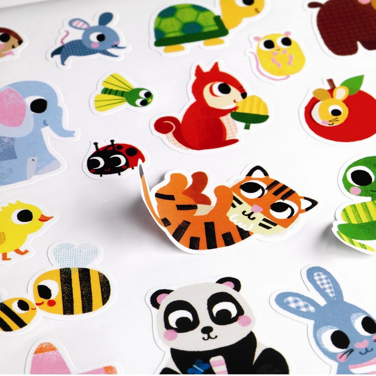 Gommettes Bebes Animaux Djeco La Redoute