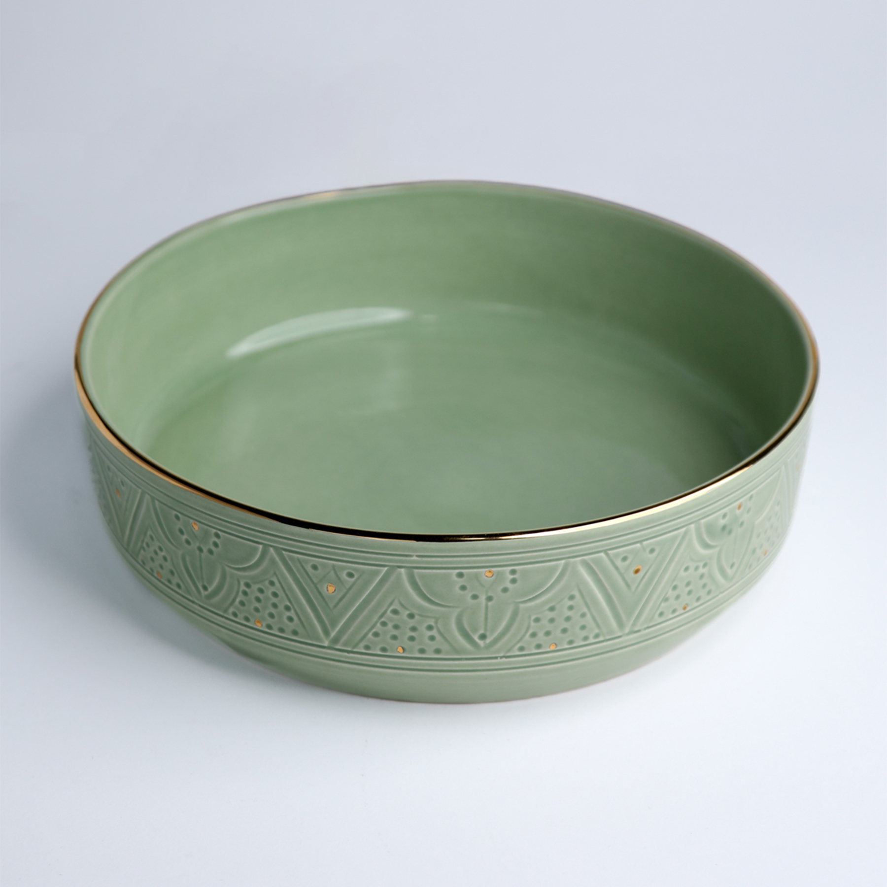 Plat de service EMPREINTE, CHABI CHIC