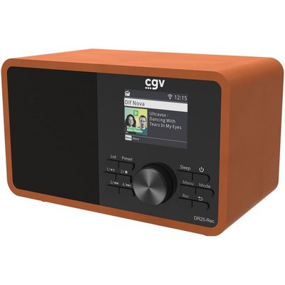 Radio internet Radio DR25-REC Orange CGV