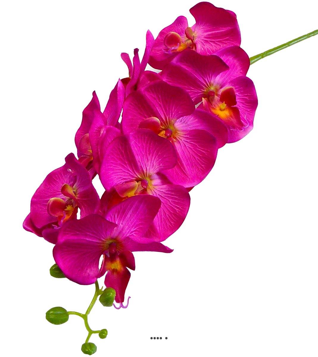 Orchidee Tao factice H105cm 8 fleurons 5bouto, ARTIFICIELLES