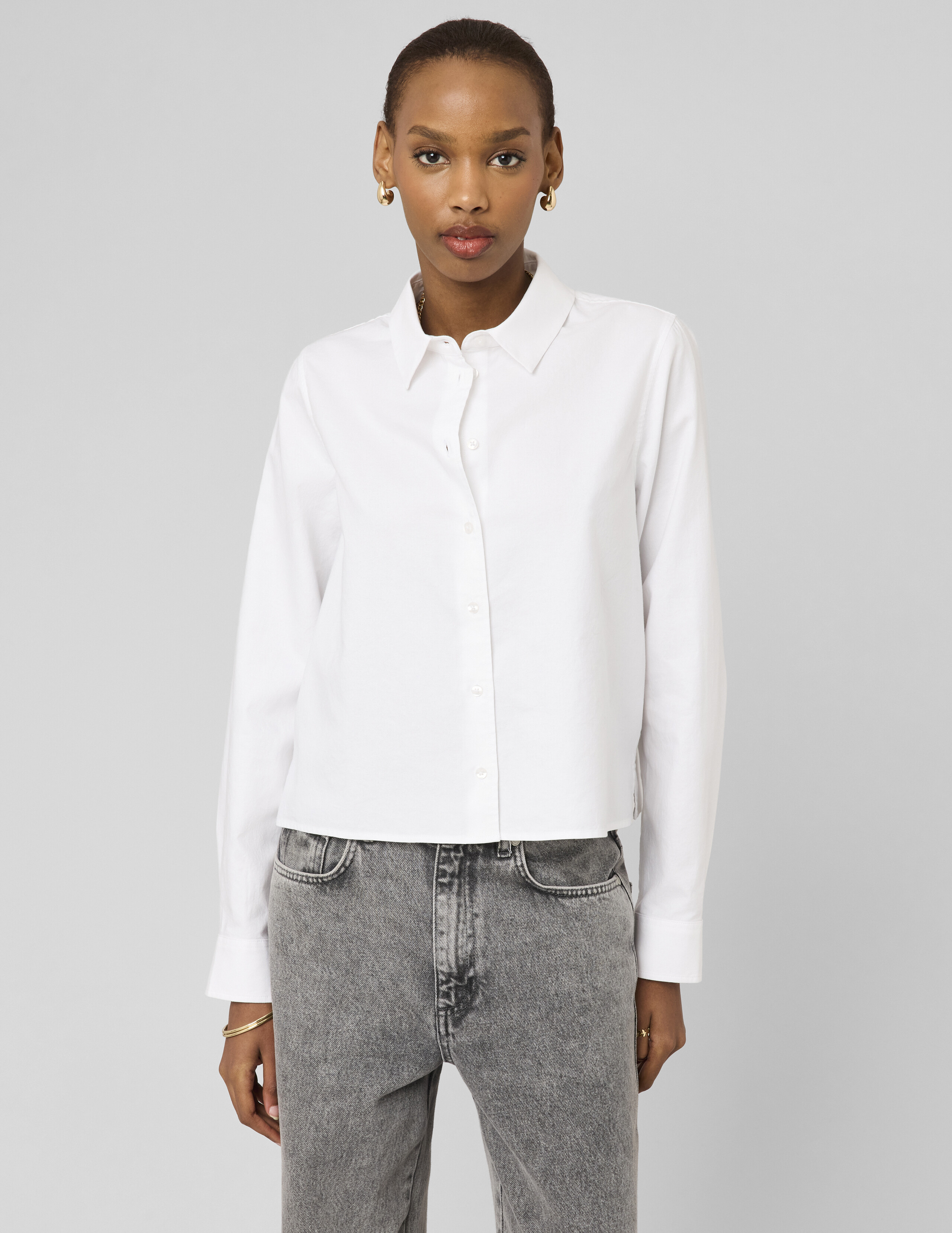 Chemise courte unie, BZB