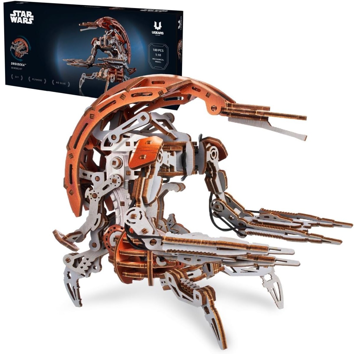 Puzzle 3D Droideka Star Wars, UGEARS