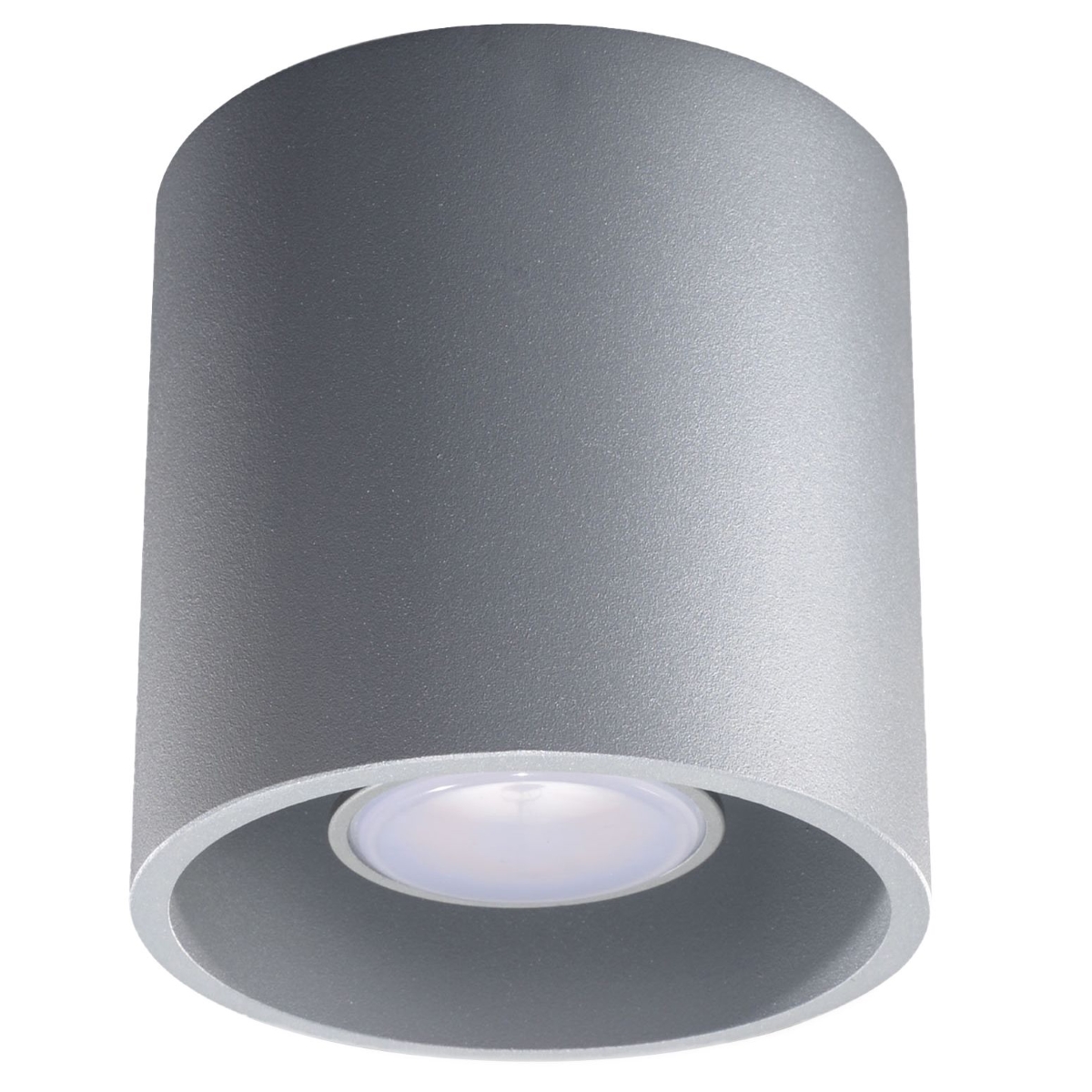Plafonnier Aluminium Gris GU10 1 Orbis, EDEN