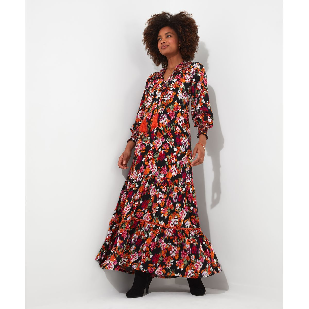 La redoute hotsell robe longue fleurie