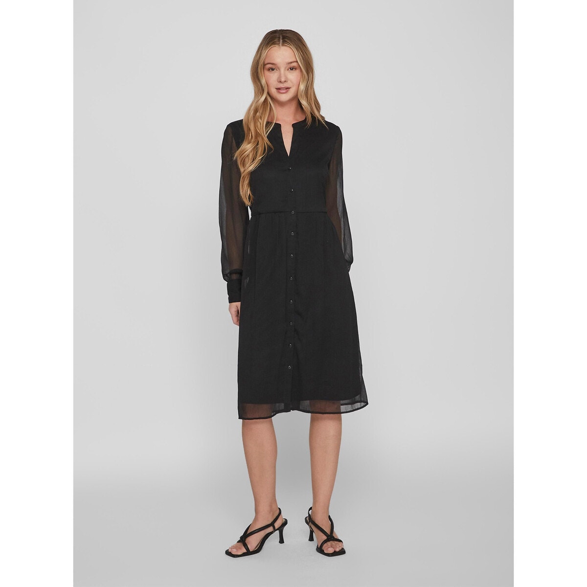 Robe mi longue femme en solde VILA La Redoute