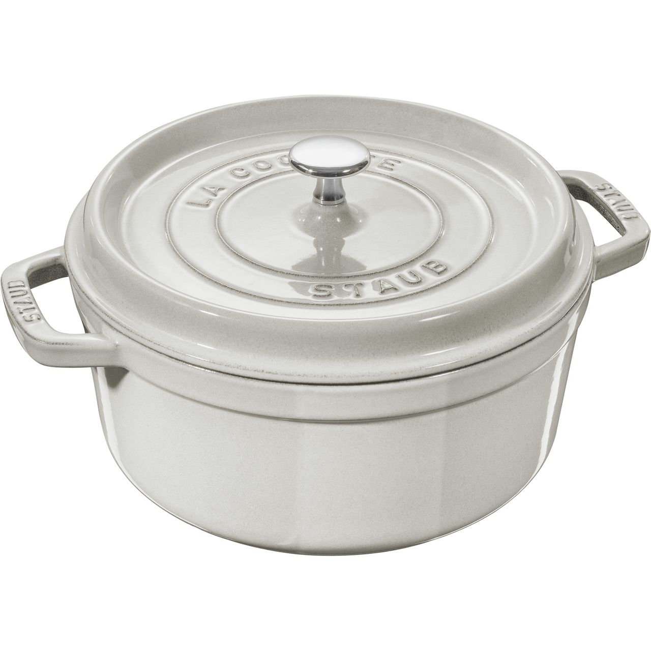 Cocotte ronde 26 cm Truffe blanche, STAUB