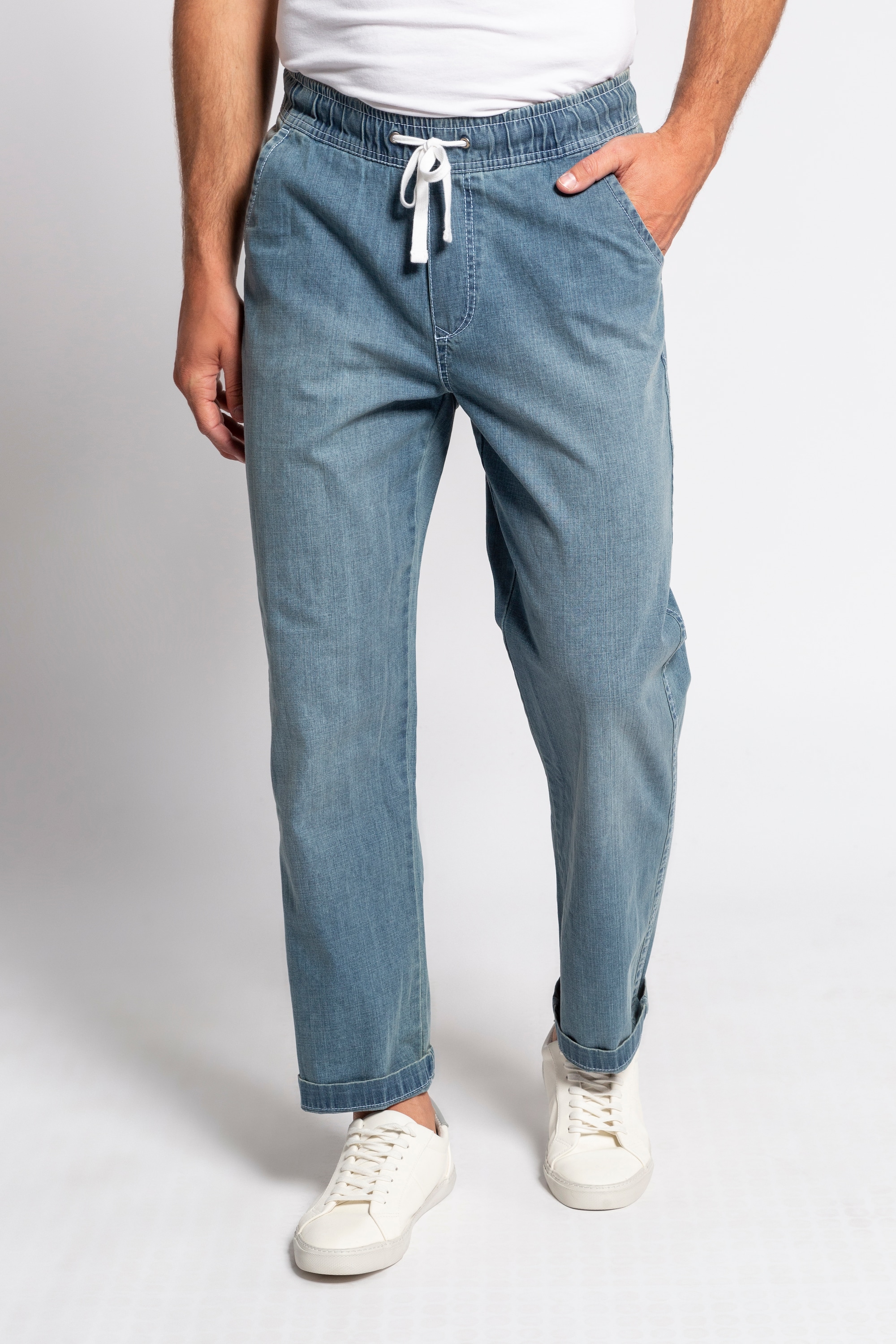 Pantalon aspect jean, 4 poches, JP1880