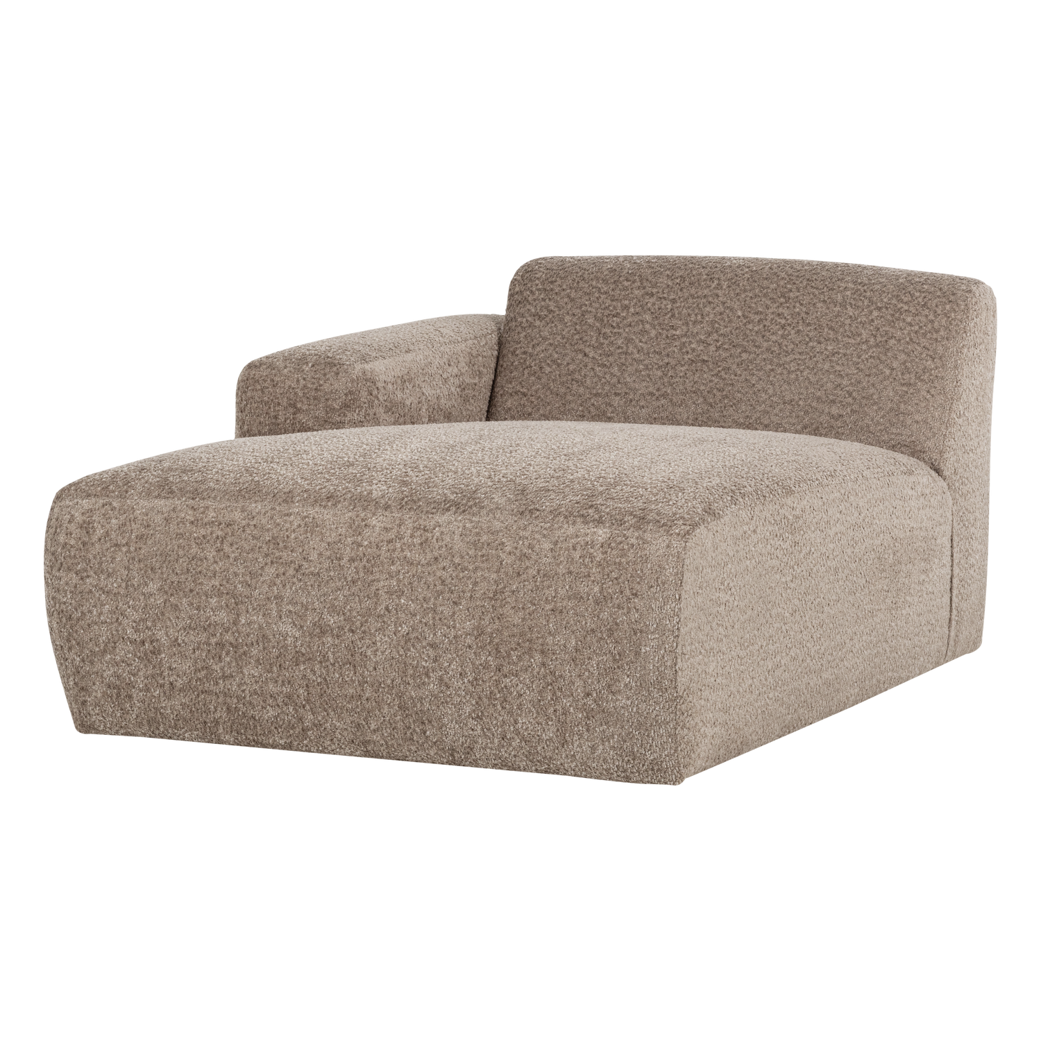 Élément chaise longue gauche laine MOJO BASE, WOOOD