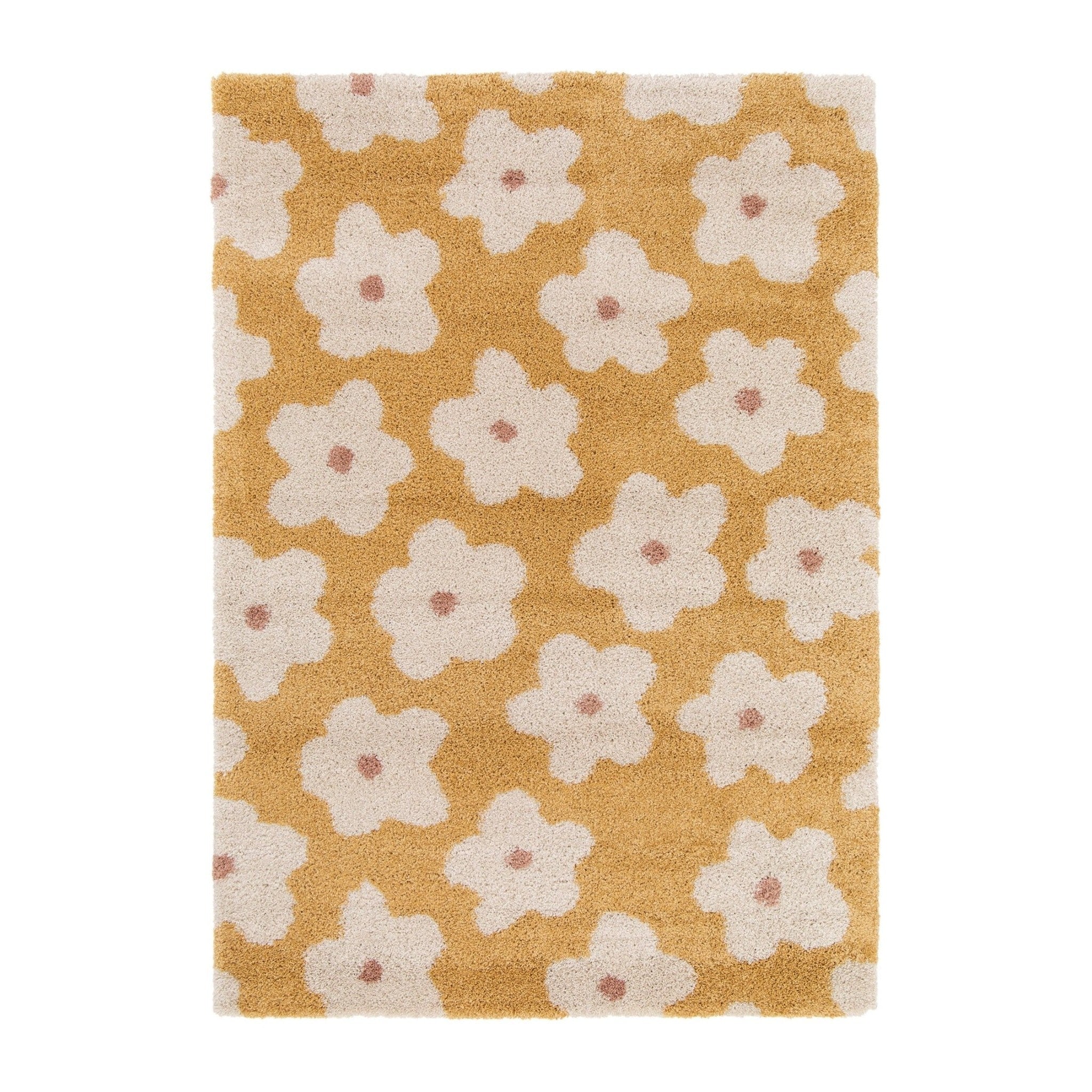 Tapis enfant épais et confortable FLEURS, AFK LIVING
