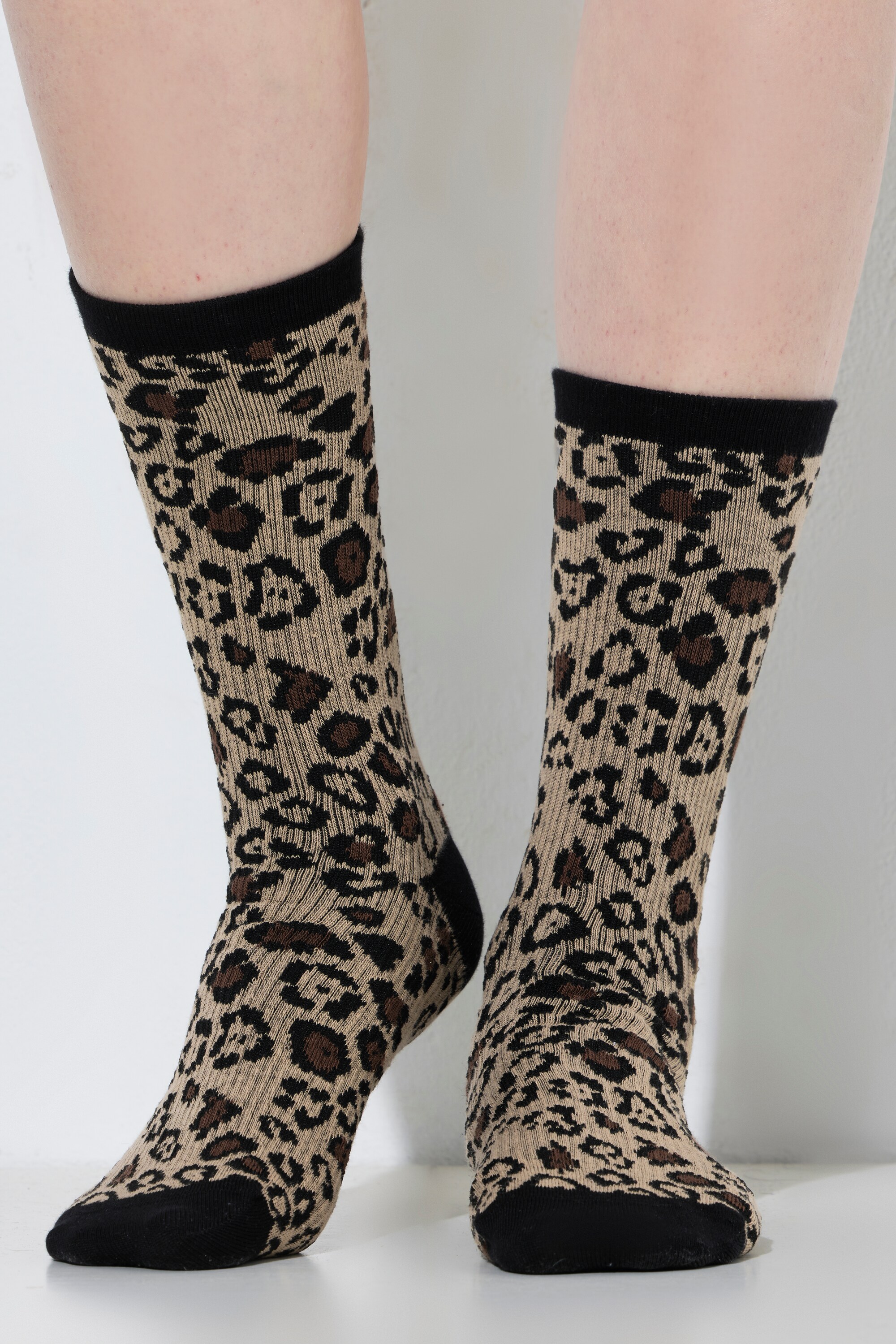 Bas de compression, motif léopard, ULLA POPKEN