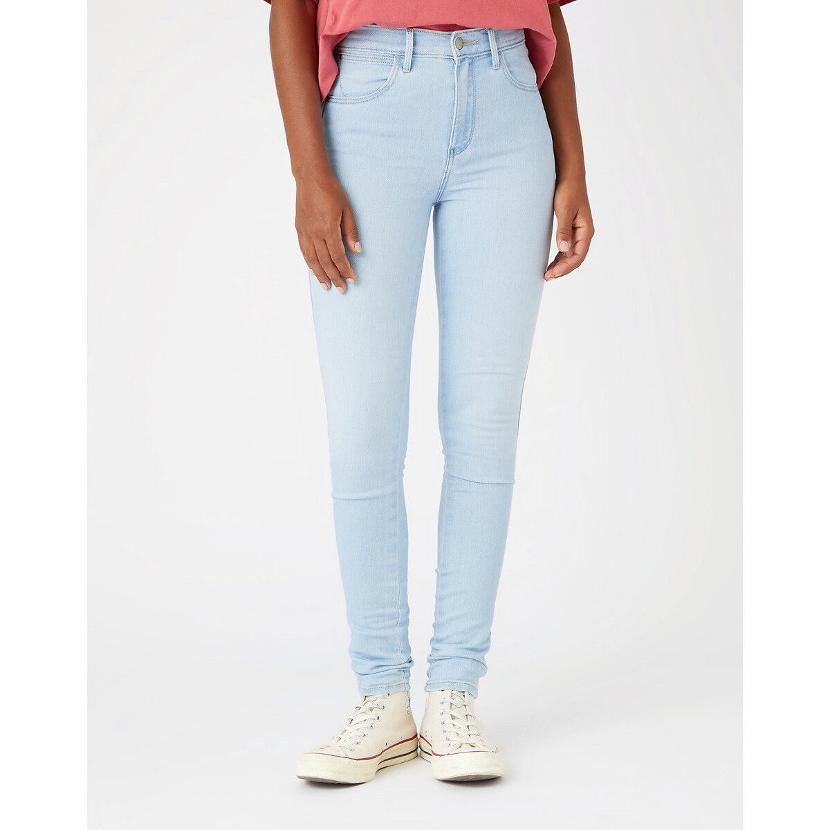 womens wrangler high waisted skinny jeans