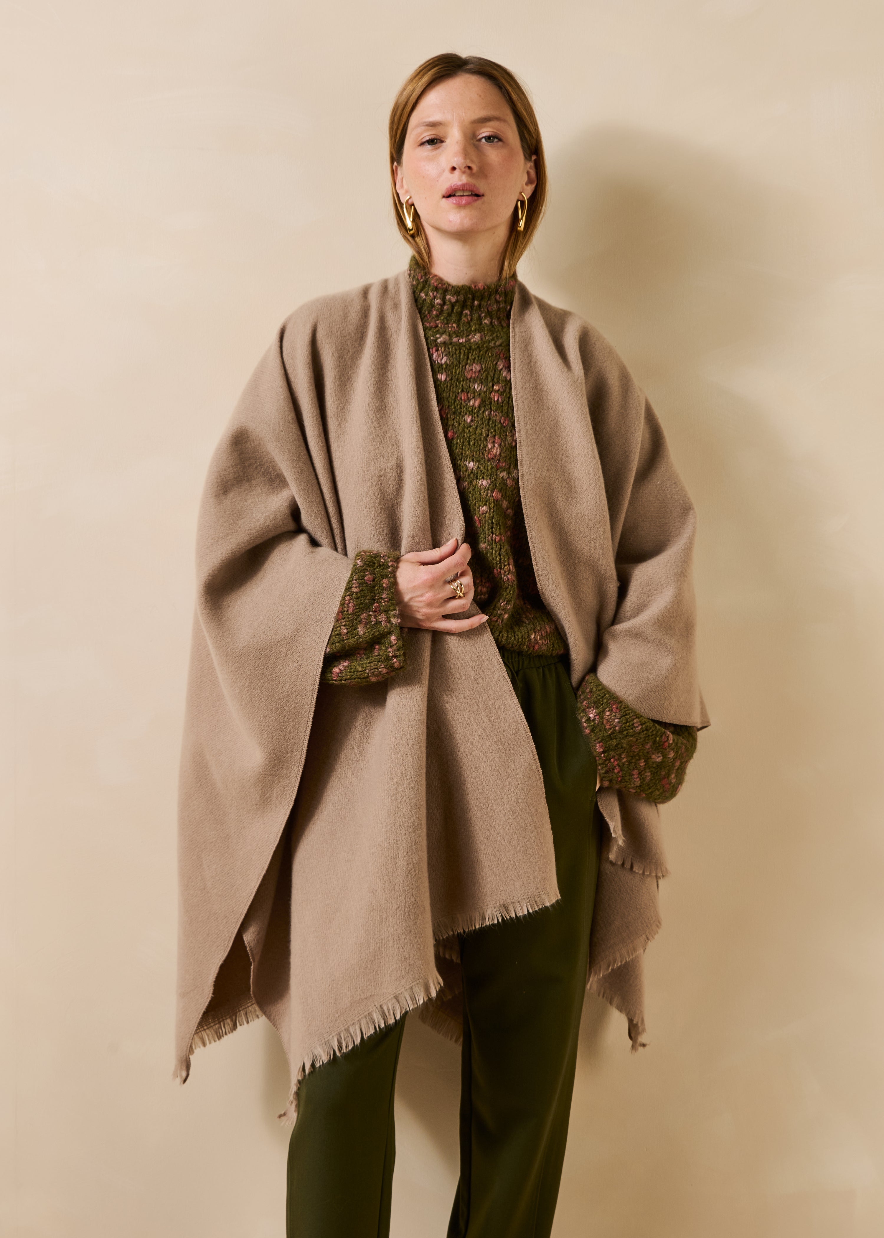 Poncho avec bride, LA FEE MARABOUTEE