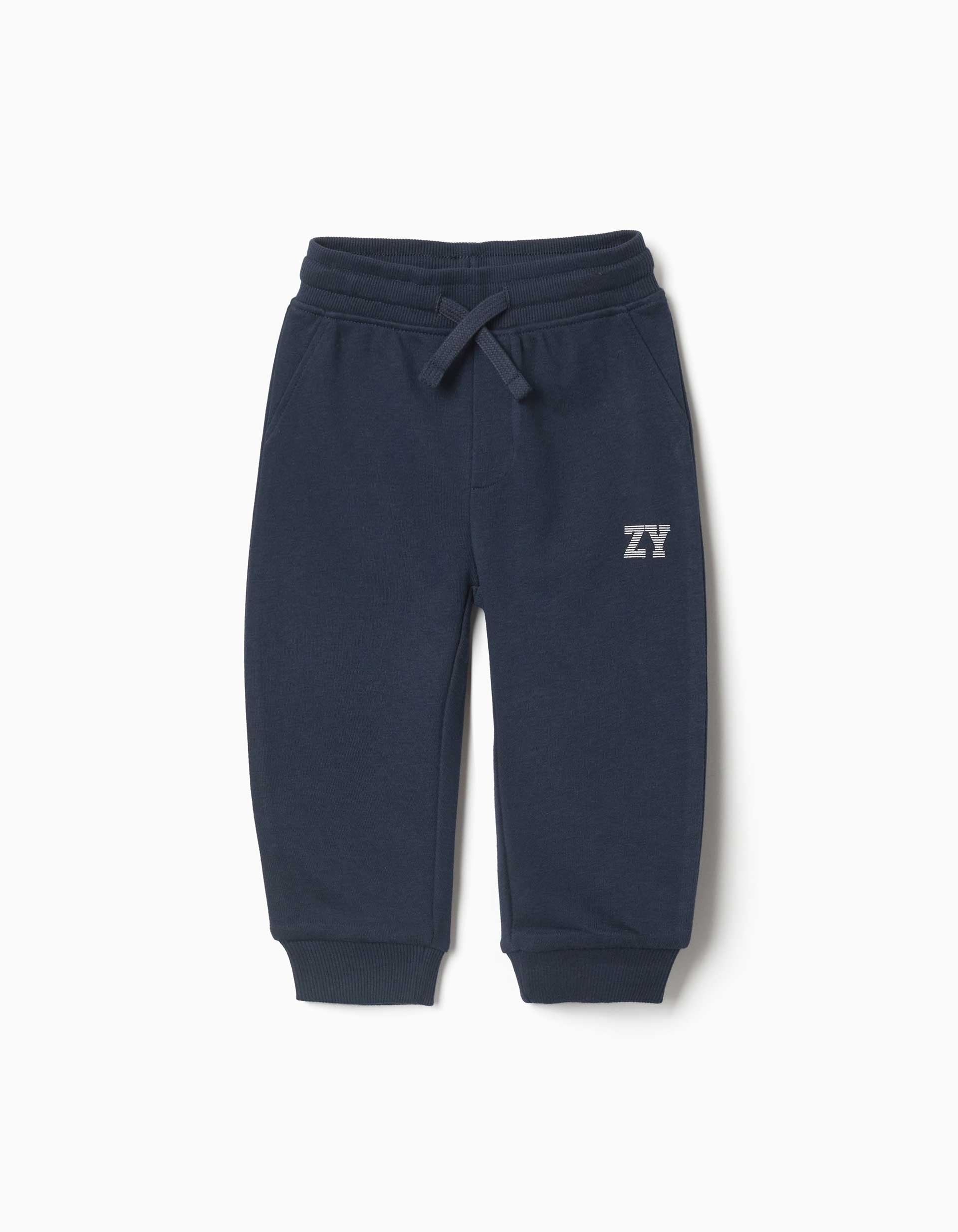 Pantalon de jogging en molleton avec cordon de serrage et imprimé, ZIPPY