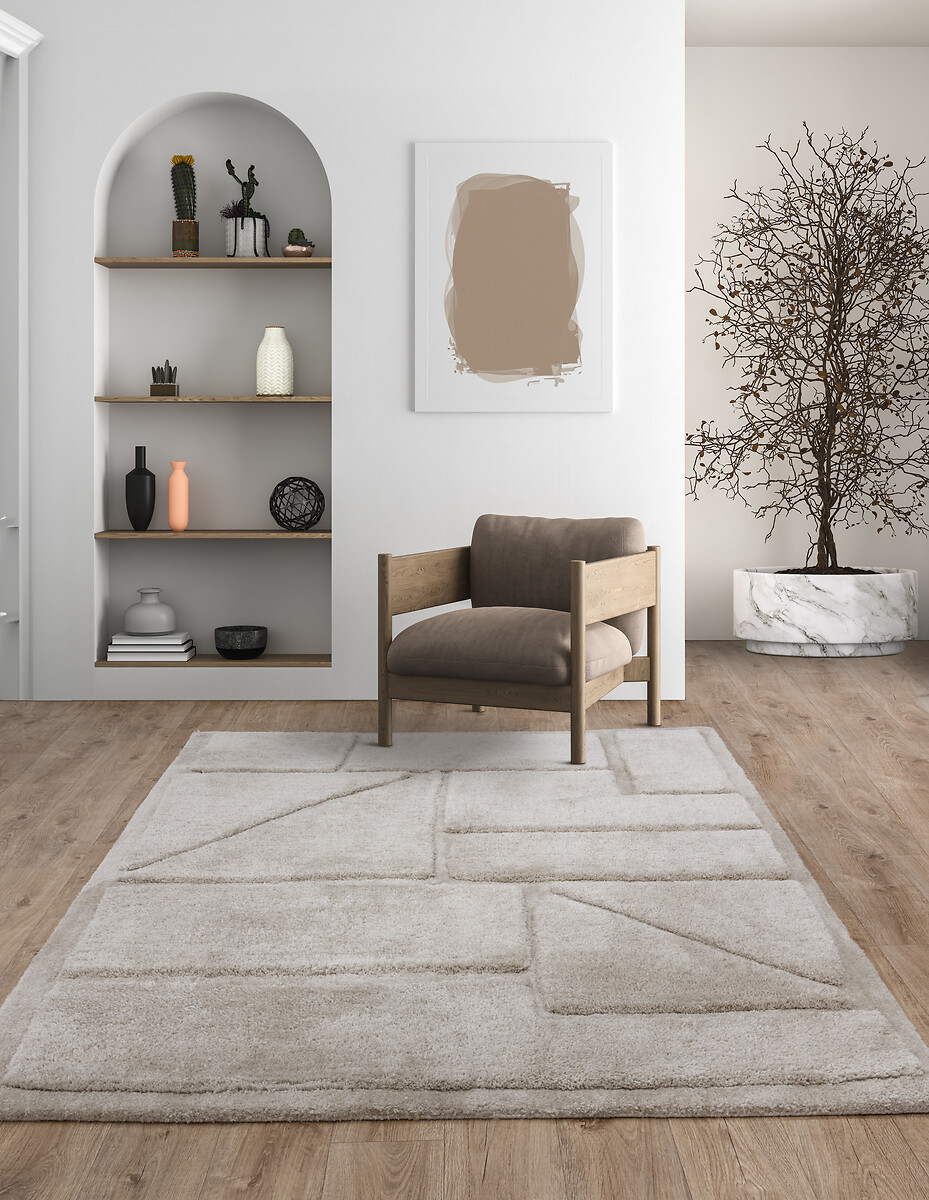 Tufted Geo Abstract Shapes Rug, ÉDITÉ