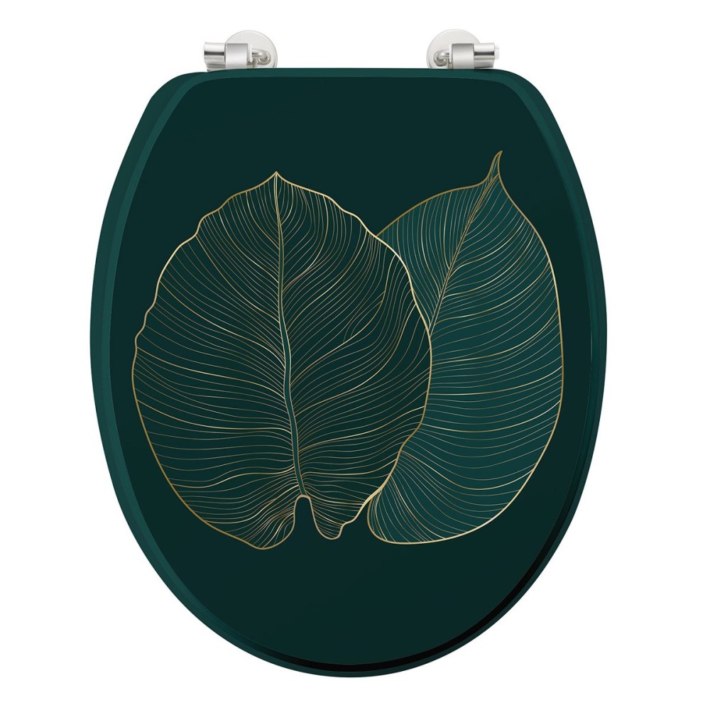 Abattant WC MDF charnières métal Jade, DECORATIE