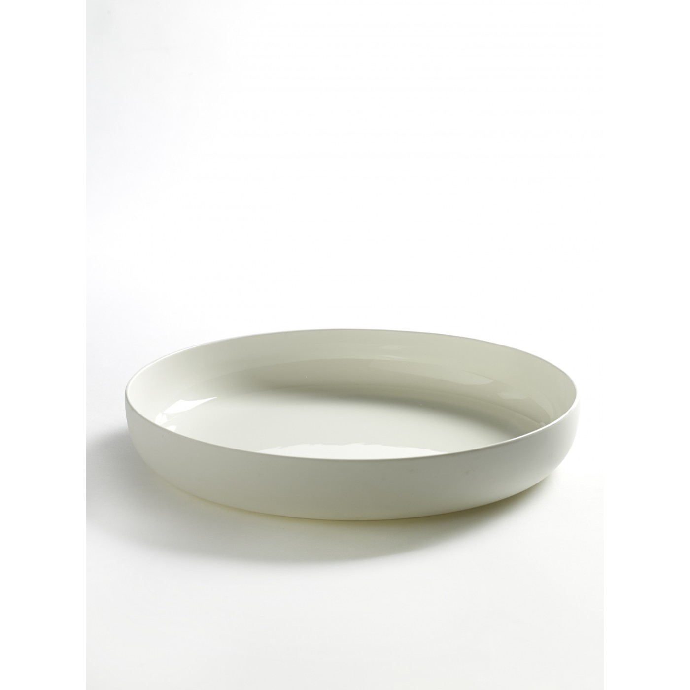 Assiette Creuse Blanche XL Diam 28 Base, SERAX