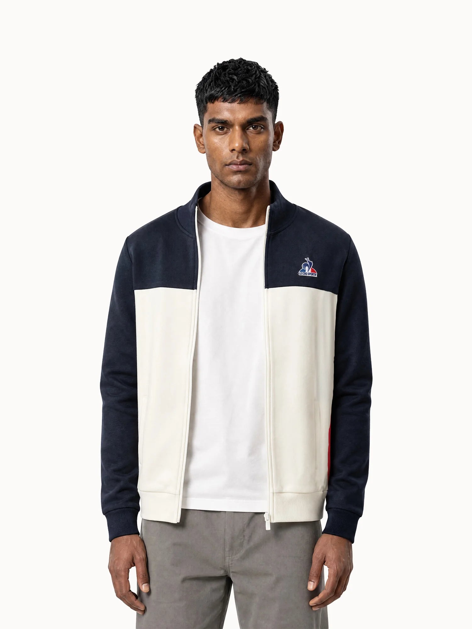 Sweat zippé Tricolore, LE COQ SPORTIF