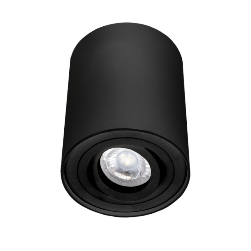 Spot Cylindrique Noir Orientable Essence, MILLUMINE