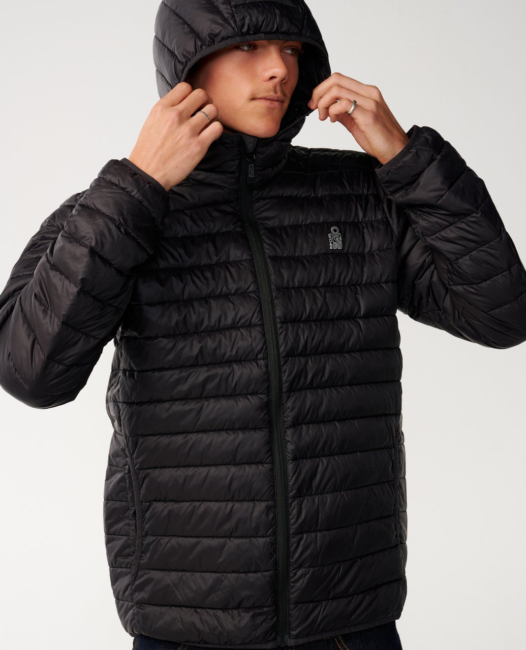 Veste à capuche SEARCH Series Puffer DWR, RIP CURL