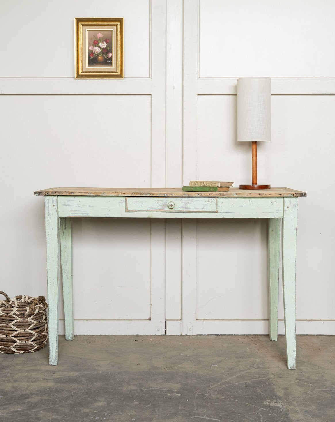 Table à manger de ferme en bois Romy N°1571 - Bon état, DEBONGOUT