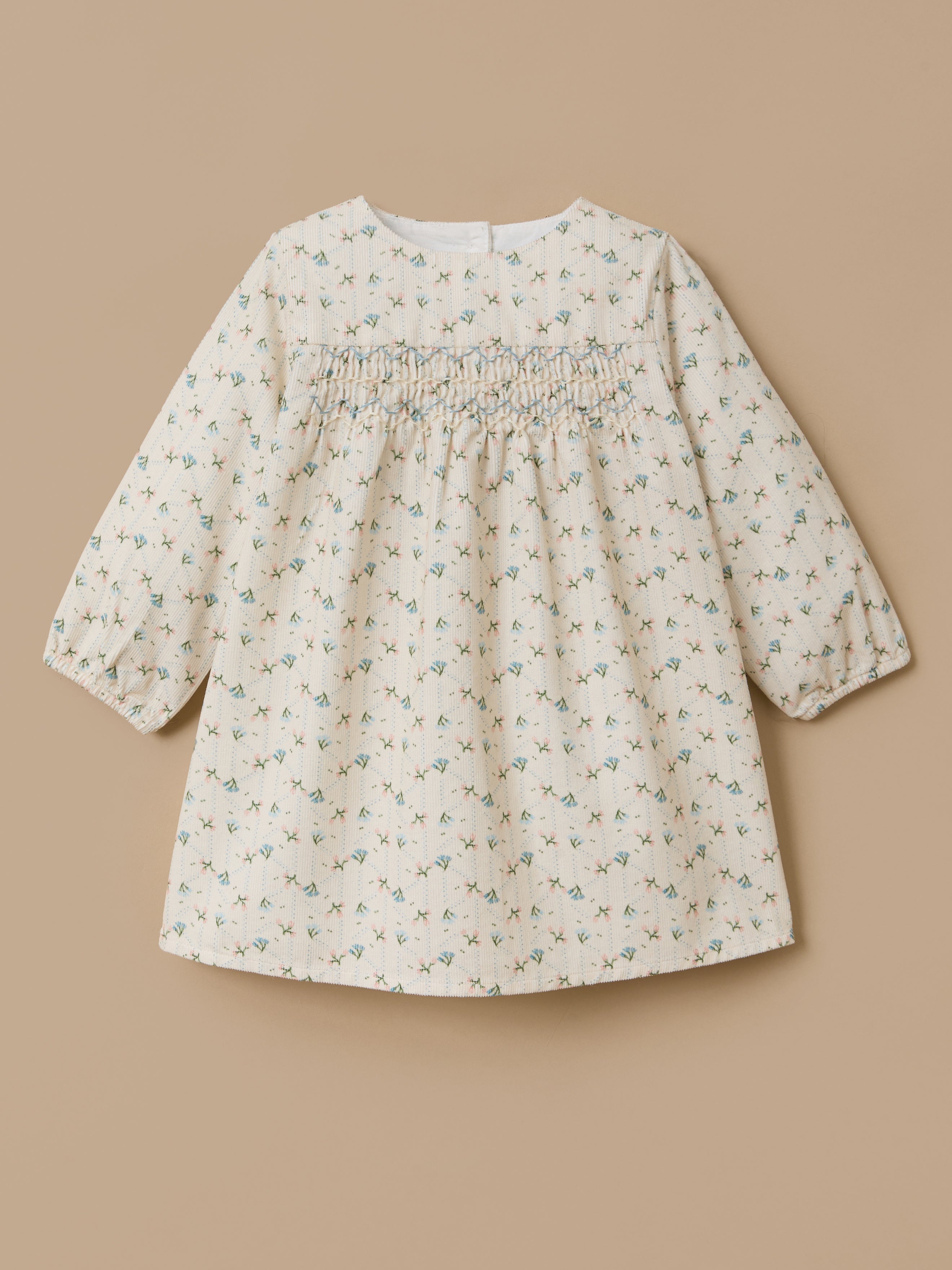 Robe imprimée en velours, CYRILLUS