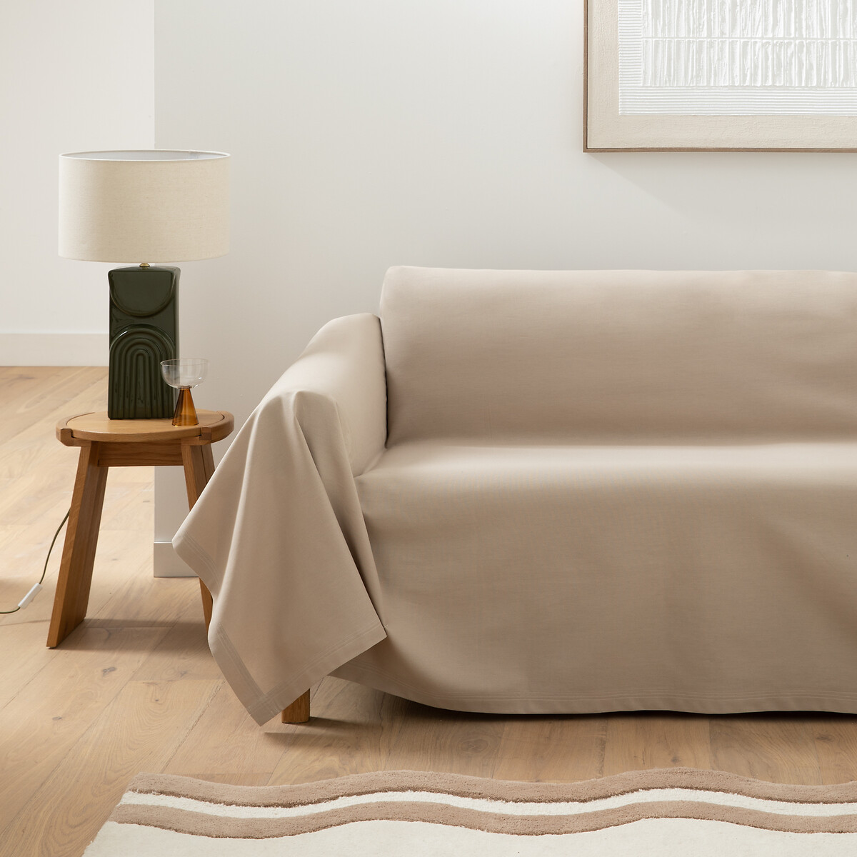 Sprei voor fauteuil of zetel, Scenario