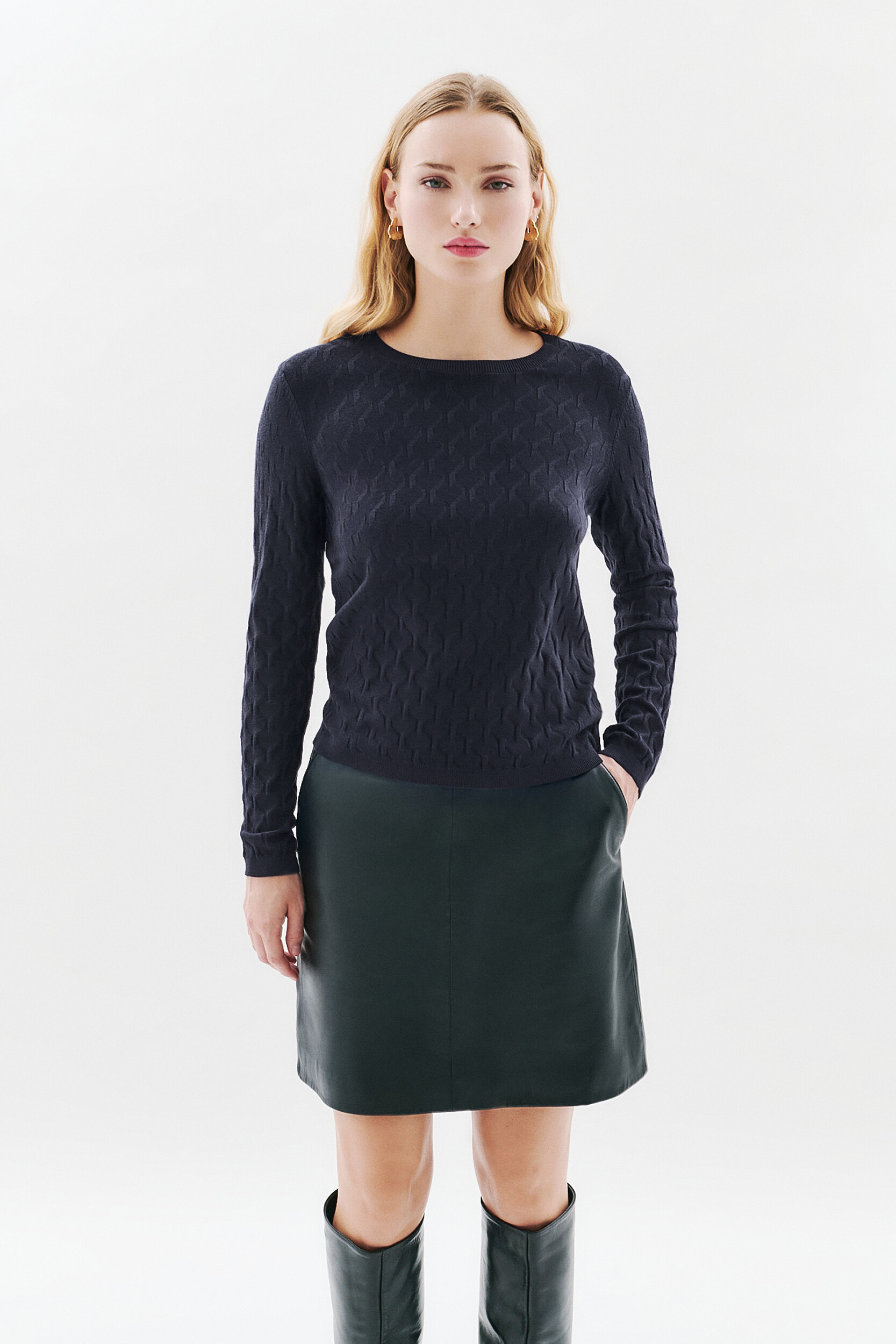 Pull droit col rond MANINA, CAROLL