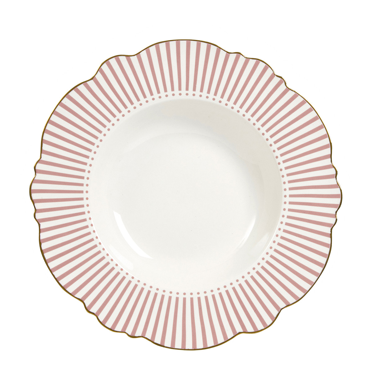Assiette creuse - Rose, MATHILDE M