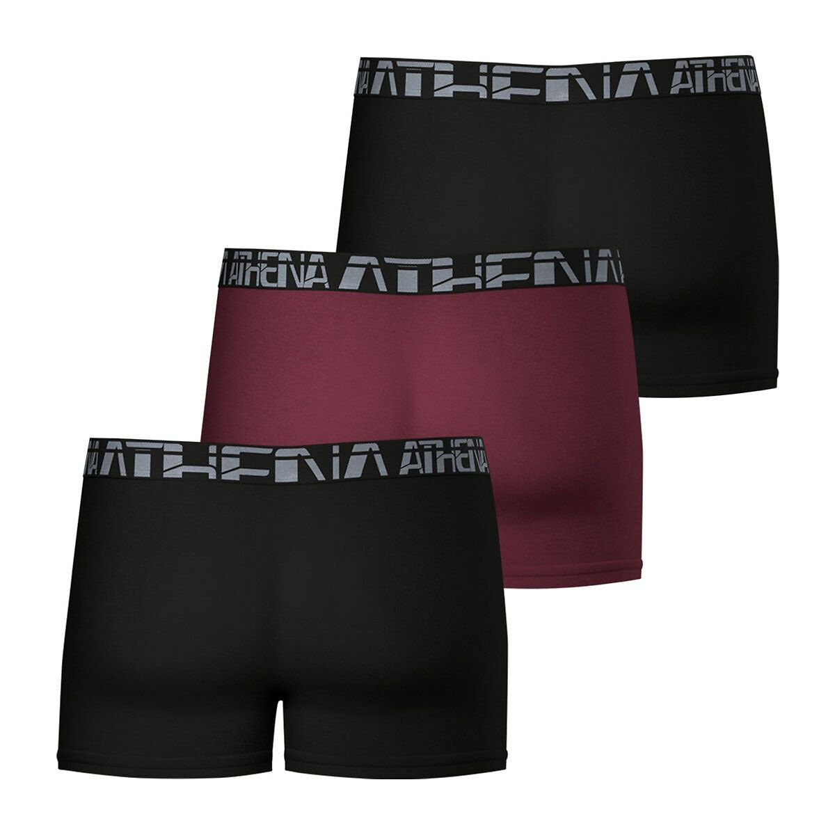 Lot de 3 boxers seconde peau Athena La Redoute