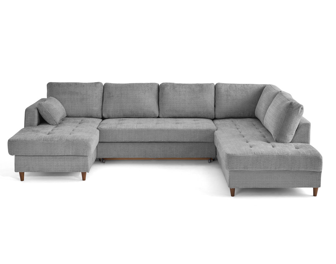 Canapé d'Angle Convertible 7 places - ANNA, BEST MOBILIER