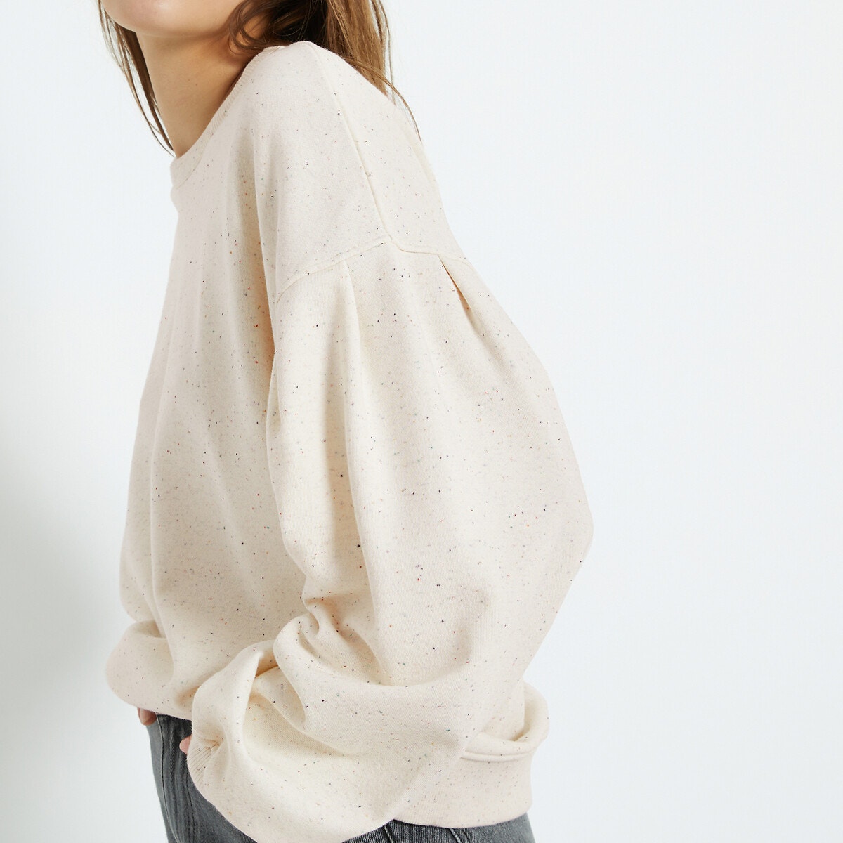 Sweat long store femme grande taille