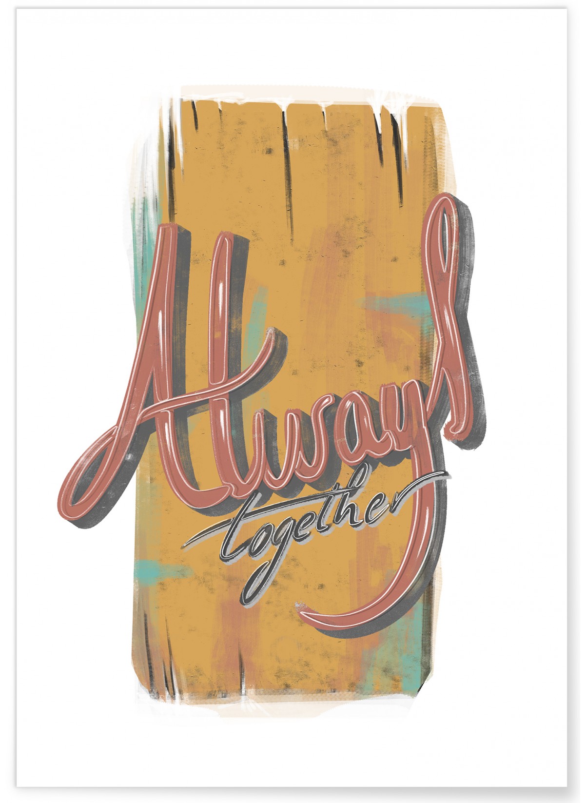 Poster Always Together, L'AFFICHERIE