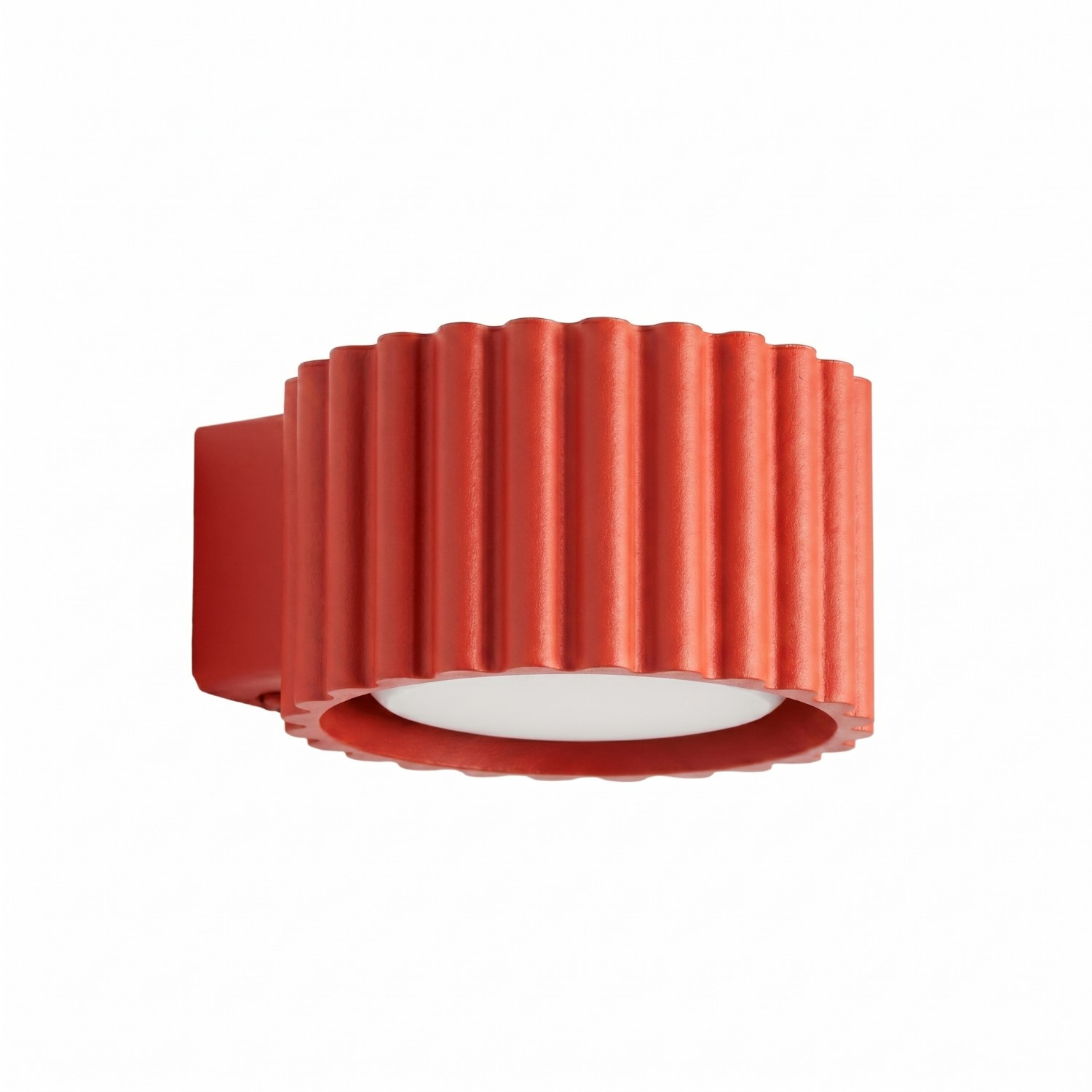 Applique murale Aluminium Rouge Gx53 1 AURA, EDEN
