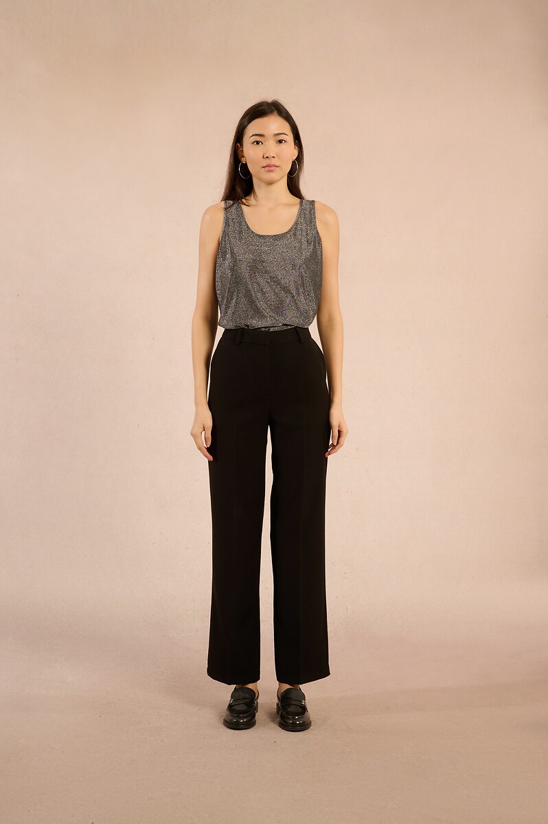 Mid-Rise Flared Trousers, MOLLY BRACKEN