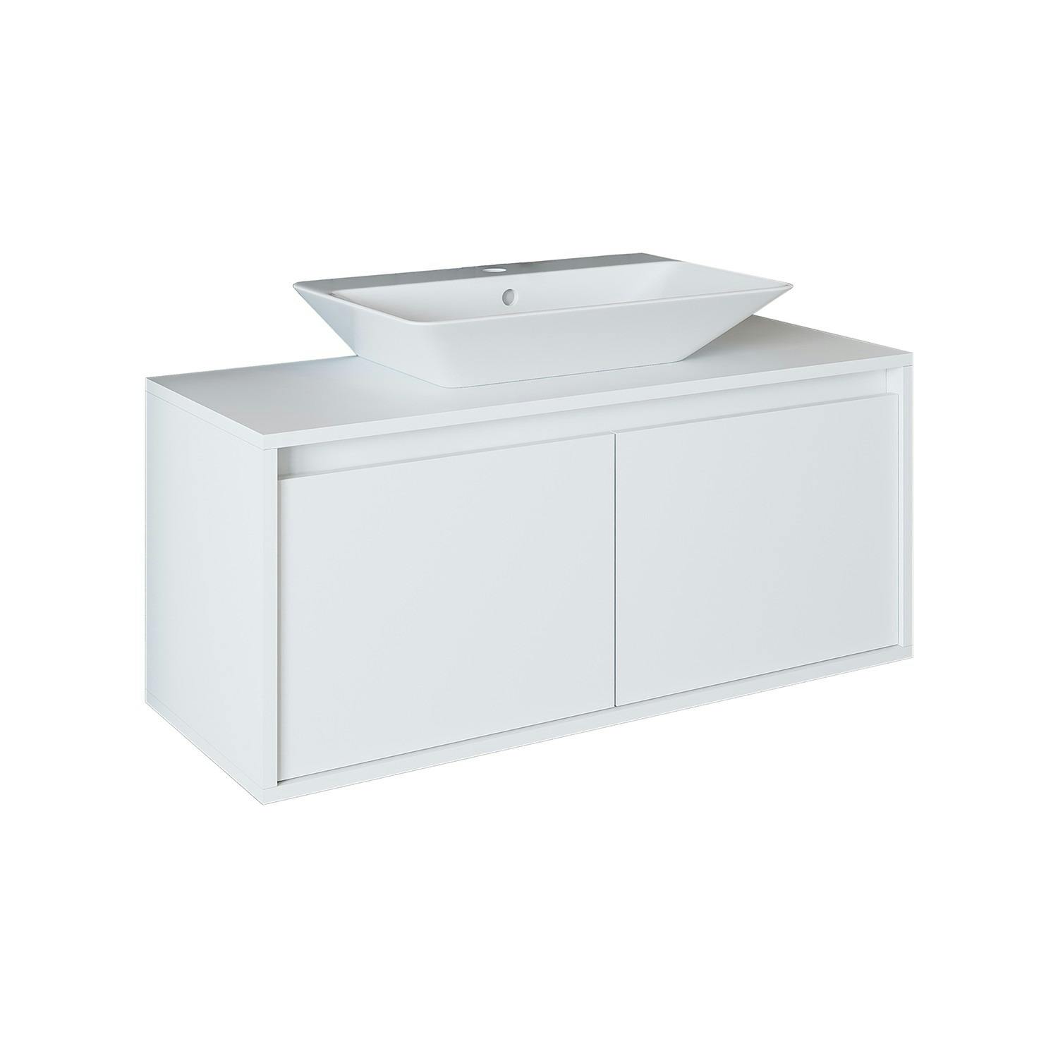 Meuble vasque suspendu 2 portes + vasque FLOE, PIER IMPORT