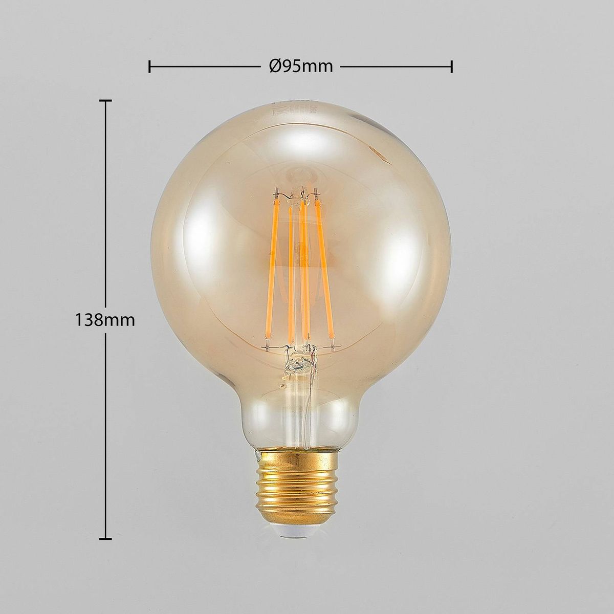 Ampoule Vintage LED dimmable ambrée - La case de cousin paul