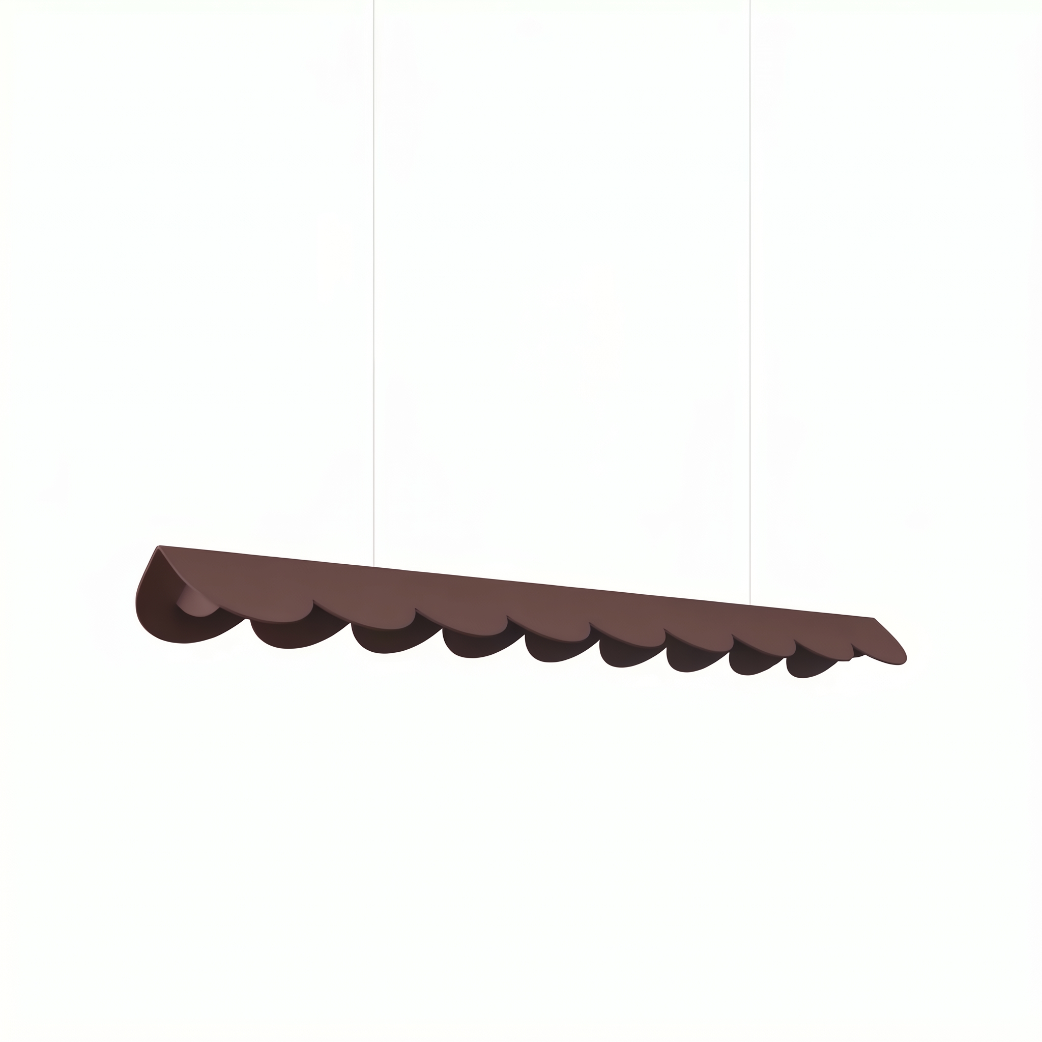 Suspension Aluminium Marron LED 1 Biscuit, EDEN