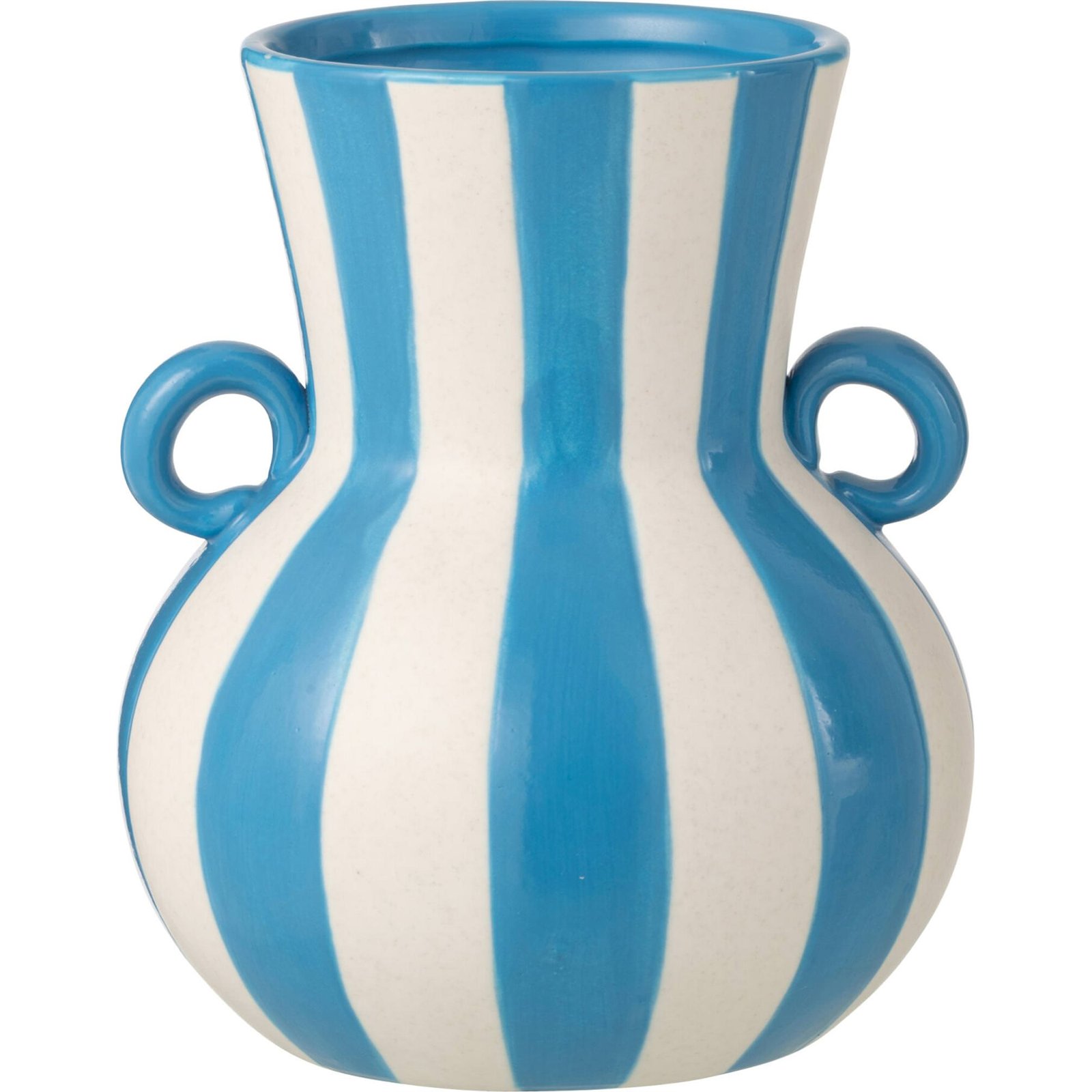 Vase en poterie à lignes, Fait main, RECOLLECTION