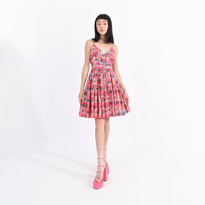 Printed Cami Mini Dress in Cotton LILI SIDONIO
