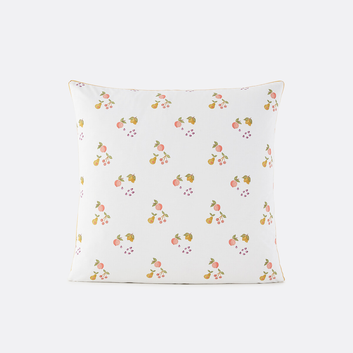 Lilas Fruit Print 50% Recycled Cotton Child's Pillowcase, LA REDOUTE INTERIEURS