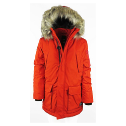 Parka con capucha de pelo sintético 10 - 16 años
