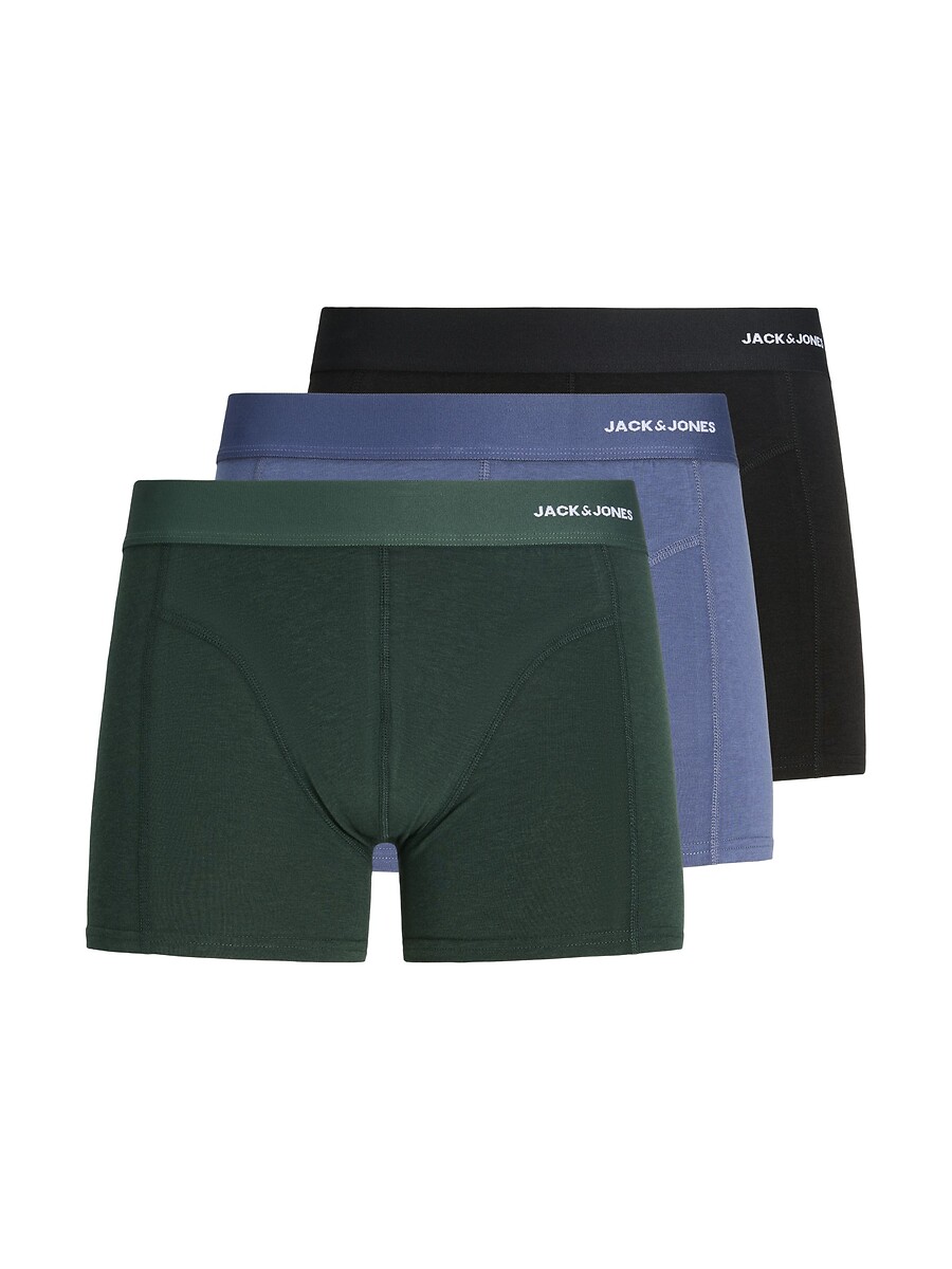 Lot de 3 boxers unis, JACK & JONES