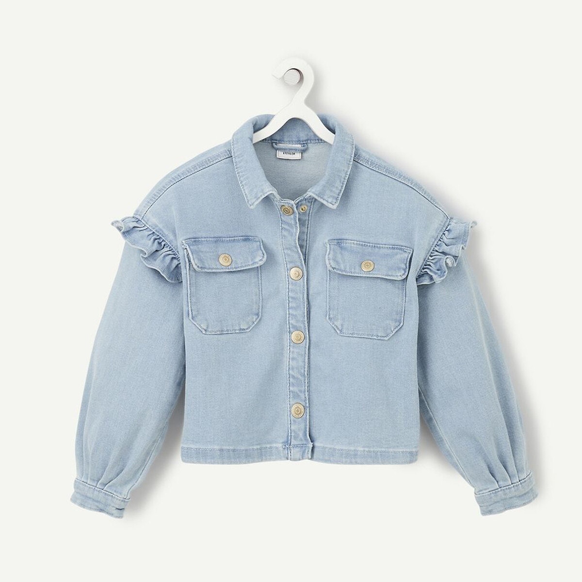 Veste en jean volant La Redoute