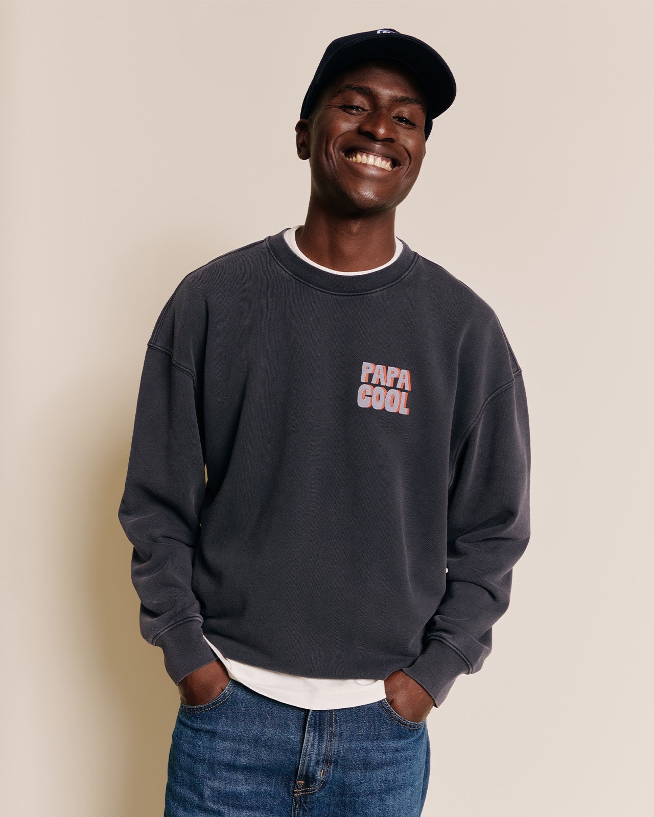 Sweat en coton bio garment dye, LOVE GARMENT, EMOI EMOI