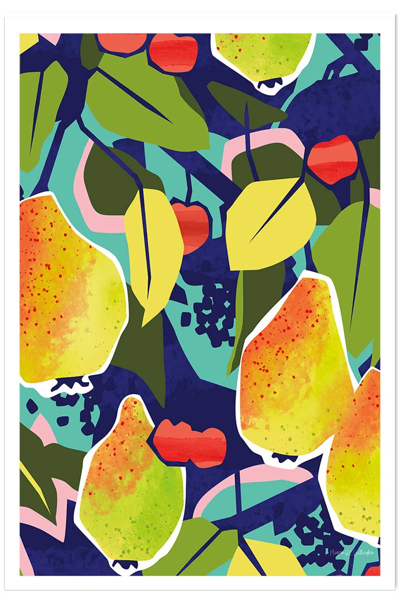 Poster arbre coloré, HEXOA