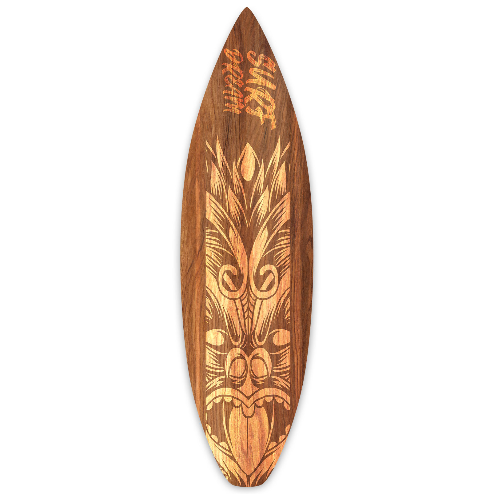 Planche de surf décorative tribu, HEXOA